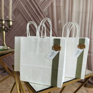 Túi giấy kraft trắng M04 1