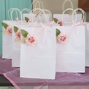 Túi giấy kraft trắng M05 1