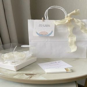 Túi giấy kraft trắng M06 1