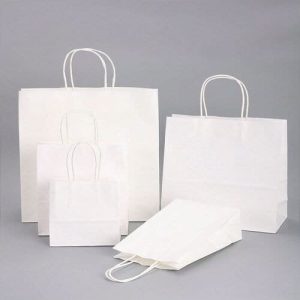 Túi giấy kraft trắng M08